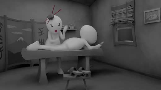 Still from Vodafone Zoozoo Ninja – Massage